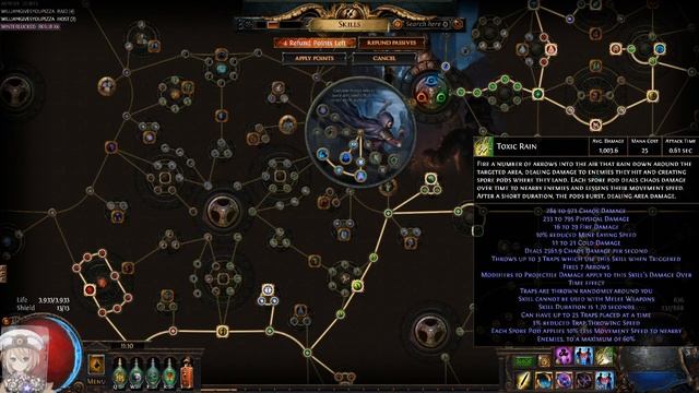 Path of Exile Toxic Rain Trapper Build Progress (Delve League) смотреть онлайн