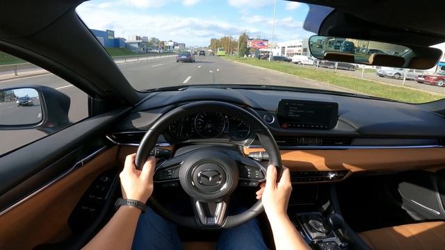 2023 Mazda 6 2.5 186 Hp POV Test Drive @DRIVEWAVE1 смотреть онлайн