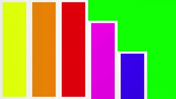 Green Screen Transitions Strips Color New Animated Pack Chroma key / Футаж переход полоски цветные