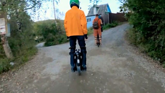 GOTWAY MSX, INMMOTION V8, KINGSONG KS-18S. I RIDE A MONOWHEEL WITH FRIENDS. #monowheel #monokoleso смотреть онлайн
