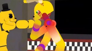 golden freddy vs springtrap (stick nodes)