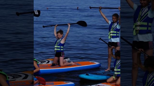 SUP серфинг в бассейне ФСК. смотреть онлайн