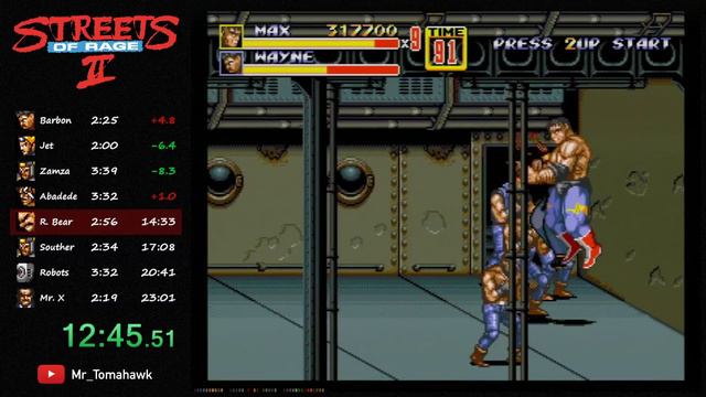 SOLO: Max Normal NO DEATH Speedrun 23:24 (Streets of Rage 2) смотреть онлайн