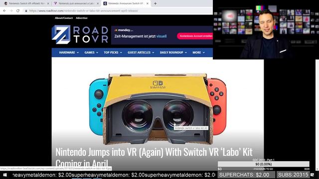 Nintendo Switch VR Officially Announced! Everything You Need To Know Here! смотреть онлайн