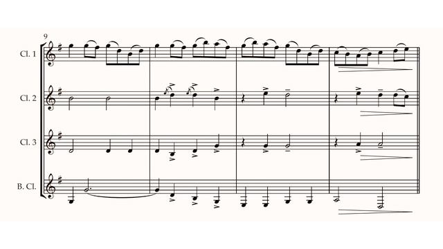 The Three Dances (Suite for Clarinet Quartet) by Bronco Hutchings смотреть онлайн