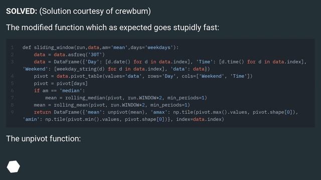 Sliding window average across time axes смотреть онлайн