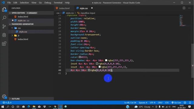 Beautiful Password Generator using Html Css Bootstrap and JavaScript смотреть онлайн