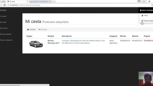 Crear sistema web de subastas - PHP - MYSQL - HTML - BOOTSTRAP смотреть онлайн