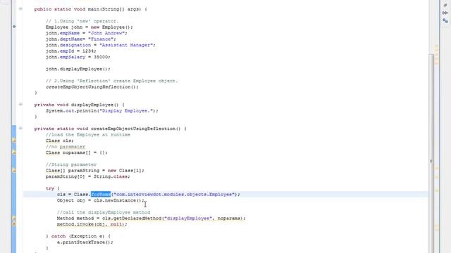 Create an Object in Java 'new' смотреть онлайн