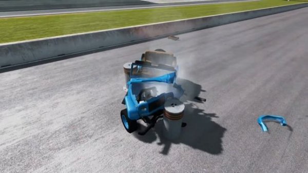 BeamNG Drive|Car vs Bollards | BeamNg.Driver  ???