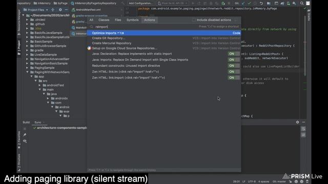 Developing simple Android Application -- adding Android Paging library (silent stream) смотреть онлайн