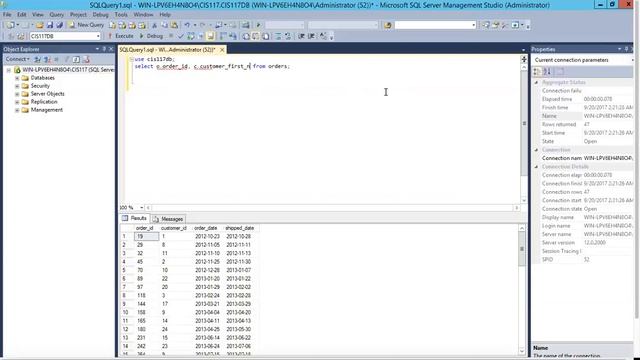 CIS 117 - How to use Inner Join Command in SQL смотреть онлайн