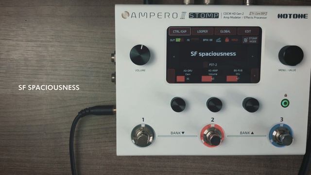 HOTONE AMPERO STOMP | PACK VOX AC15 | WORSHIP TONE смотреть онлайн