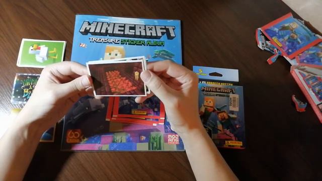 Panini Minecraft Обзор альбома + 2 блистера смотреть онлайн