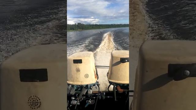 Сарепта и 2 мотора "Вихрь" старт с места! смотреть онлайн