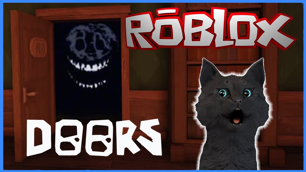 Супер Кот ОТКРЫЛ ДВЕРЬ А ТАМ ЗВЕРЬ ? Doors Roblox #1 смотреть онлайн