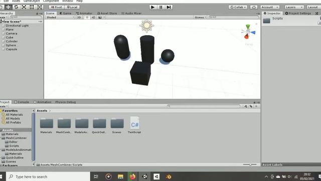 How to combine meshes in Unity (Using a free asset) | Short Unity asset showcase tutorial смотреть онлайн