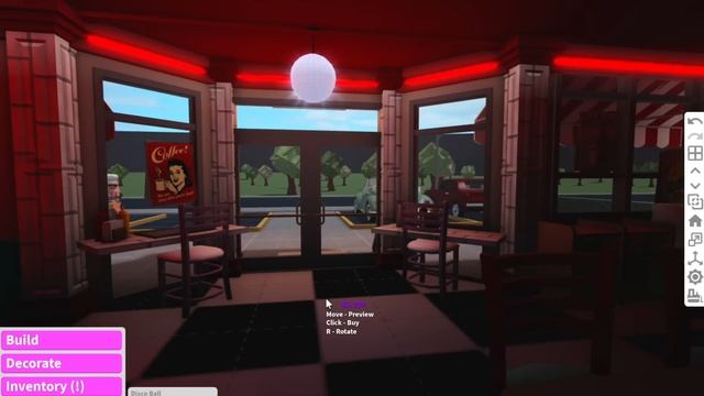 Building a RETRO DINER in BLOXBURG смотреть онлайн