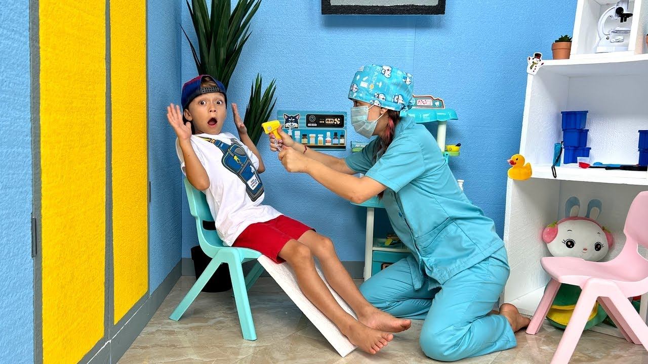Mark teaches kids the rules of dental care смотреть онлайн