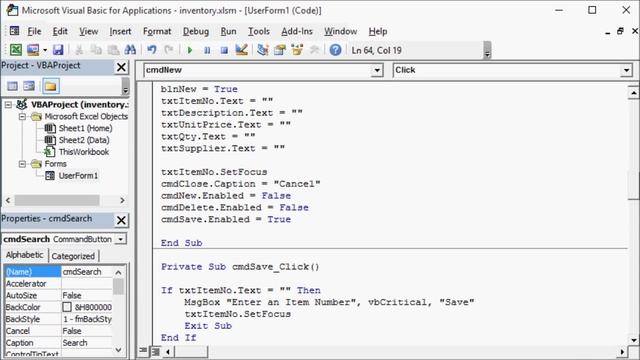 Create and Manage Database in Excel with User-Form смотреть онлайн