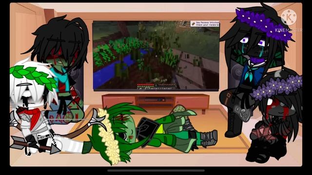 React to wait what meme / gacha Minecraft / by not safe / read desc / Part 2 смотреть онлайн