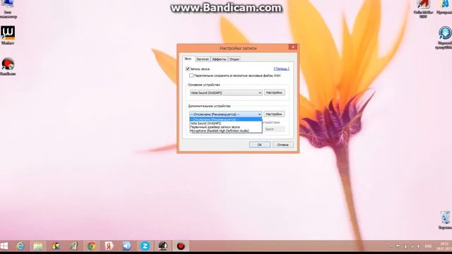 Как настроить веб-камеру и Микрофон в Bandicam смотреть онлайн