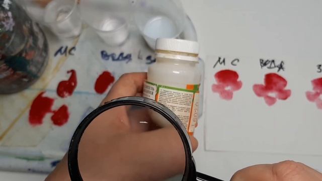 Тестирую акриловую краску. смотреть онлайн