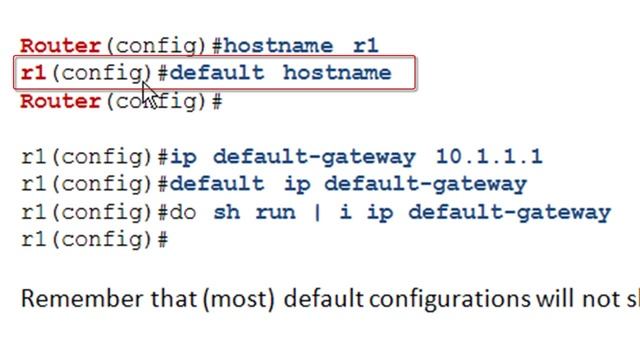 Cool Cisco IOS Commands - default interface - Part 1 смотреть онлайн
