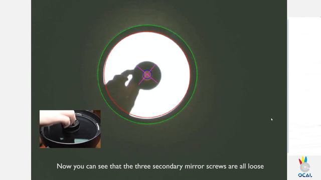 OCAL electronic collimator Schneider Cassegrain telescope telescope collimation tutorial смотреть онлайн
