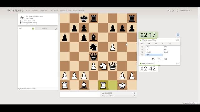 Блиц 5+3. А ведь мог и выиграть!!! Но это не точно смотреть онлайн