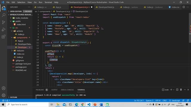 5-Wiring App to Redux actions[Arabic] смотреть онлайн