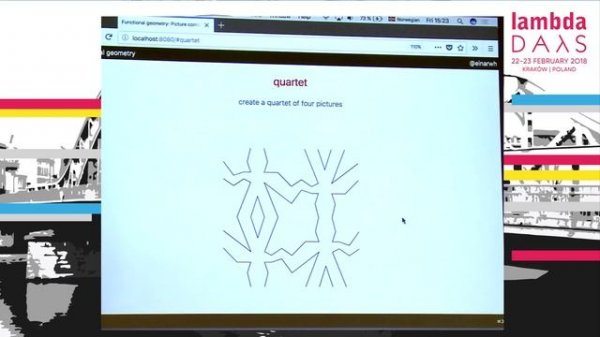 Lambda Days 2018 - Einar Høst - Picture combinators and recursive fish