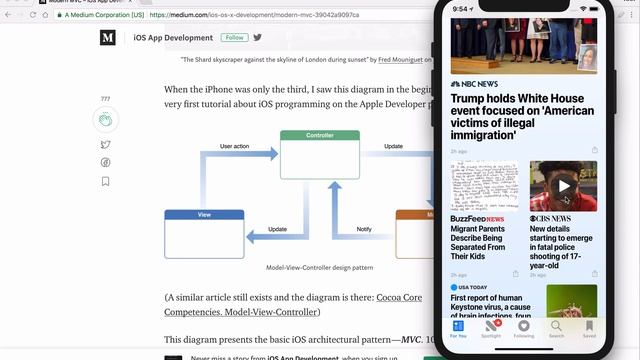 Model View Controller Explained - iOS Hustla - Video 16 смотреть онлайн