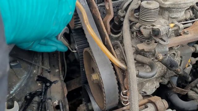 How to: VW Mk2 Jetta/Golf 1.6TD Timing Belt + Injection Pump Timing смотреть онлайн