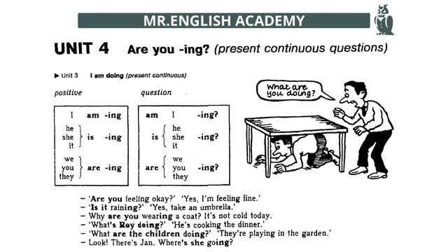 UNIT: 4 Are you -ing? Present continuous questions смотреть онлайн