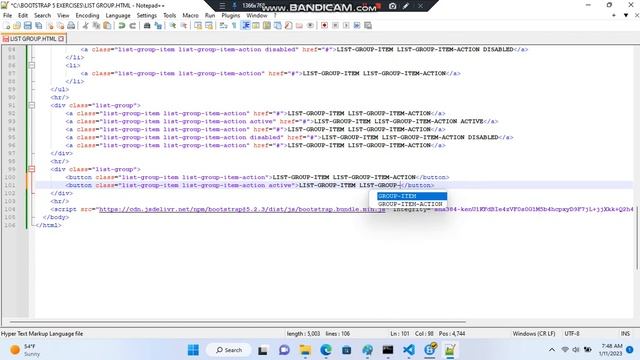 BOOTSTRAP 5 LIST GROUP смотреть онлайн
