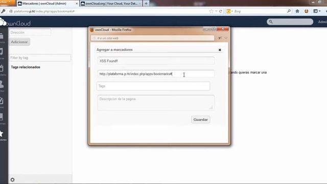 Owncloud XSS vulnerabilities ( CVE-2013-1822 ) смотреть онлайн