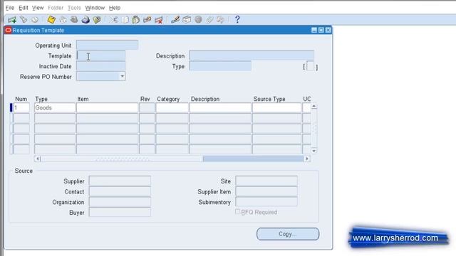 PO Requisition Template, Oracle Applications Training смотреть онлайн