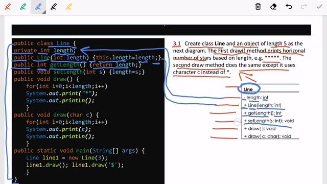 Class Line. First OOP Code Java смотреть онлайн