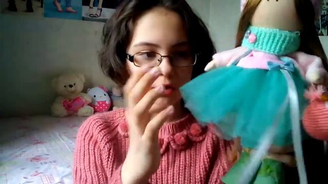 Обзор на куклу Тильду, Катюшу/ Review for the doll Tilda, Katyusha смотреть онлайн