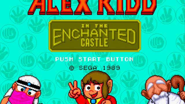 Alex Kidd in the Enchanted Castle Mega Drive Title Music смотреть онлайн