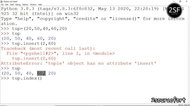 Python tamil | lesson 07 | Tuple смотреть онлайн