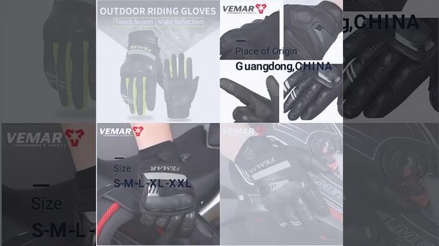 Guantes de cuero para motocicleta смотреть онлайн