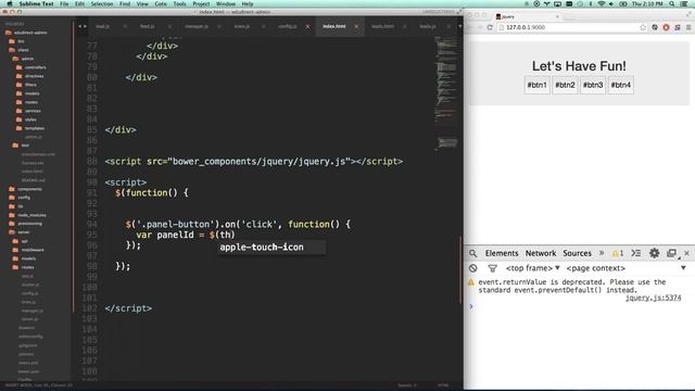 jQuery Tutorial #3 - Writing Smarter, Better Code - jQuery Tutorial for Beginners смотреть онлайн