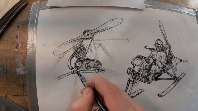 ДЕКОРАТИВНЫЙ РИСУНОК ПЕРО ТУШЬ смотреть онлайн