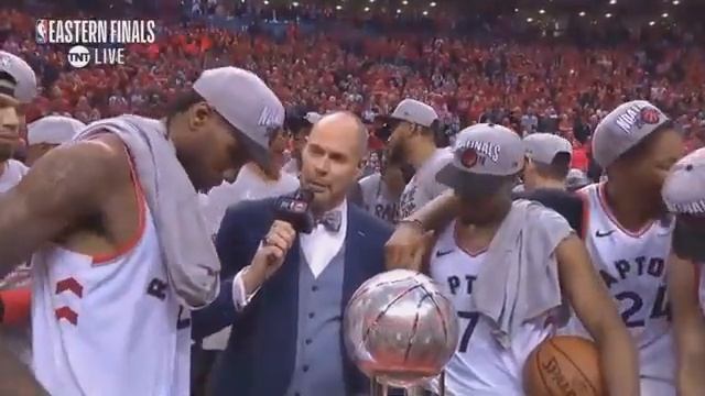 Special Moment After Game 6 With Eastern Conference Finals Trophy Ceremony! смотреть онлайн