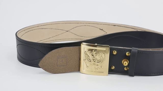 Ремень офицерский РПГ-03 с пряжкой латунной, «Гербовая» смотреть онлайн