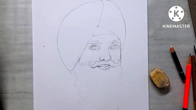Lal singh chaddha ( Aamir Khan ) Drawing | Loomis method | pencil drawing step by step смотреть онлайн