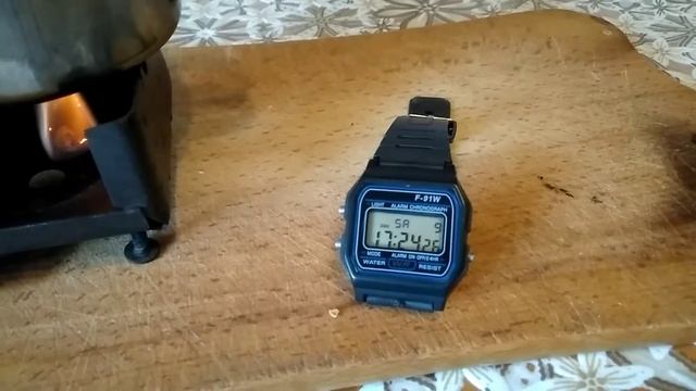 Кипятим воду сухим спиртом. Тест. Расход.