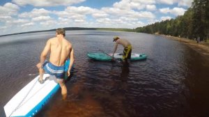 sup boarding. катание на сапе 4k.